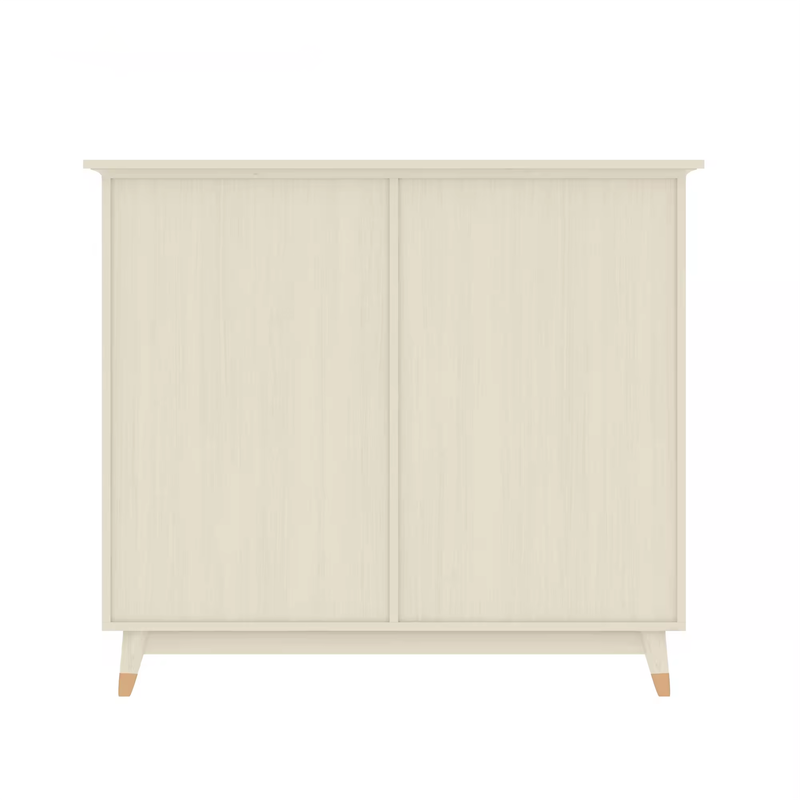 Cream White Elegant Wooden Cabinet