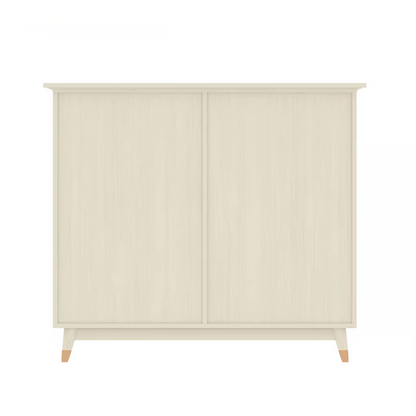 Cream White Elegant Wooden Cabinet